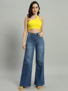 GUTI Flared Women Blue Jeans - Image 6