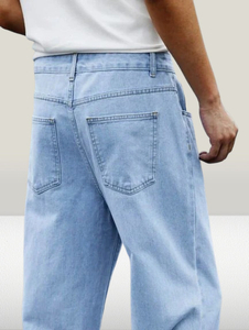 TOPSnBOOTOM Boot-Leg Men Light Blue Jeans - Image 4