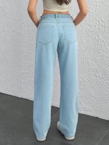 FMW Boot-Leg Women Blue Jeans - Image 2