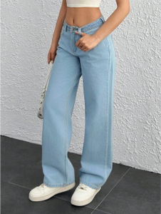 FMW Boot-Leg Women Blue Jeans - Image 3