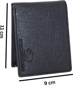 Strong Horns Men Casual, Formal Black Artificial Leather Wallet - Image 3