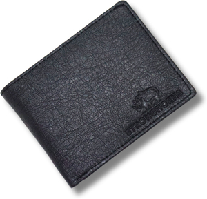 Strong Horns Men Casual, Formal Black Artificial Leather Wallet - Image 4