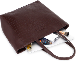 Pramadda Pure Luxury Women Brown Tote - Image 8