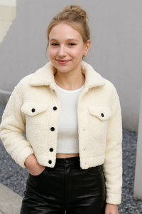 HRG Full Sleeve Self Design Women Jacket