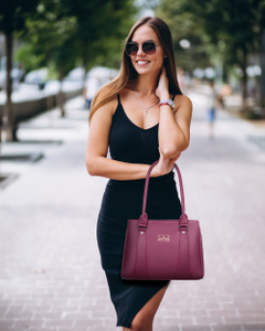 Perfect Choice Women Maroon Handbag - Image 7