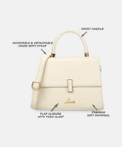 LAVIE Women White Satchel - Image 8