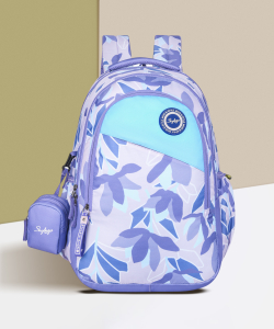 SKYBAGS Bloom 04 30L Lightweight Casual School Bag Purple For Women 30 L Backpack