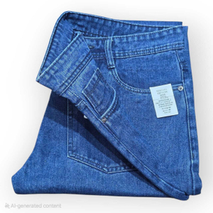 PREMIUMA Loose Fit Men Blue Jeans - Image 4