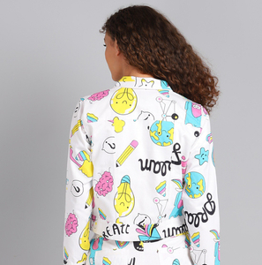 MONTREZ Full Sleeve Printed Women Jacket - Image 2