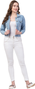 FUNDAY FASHION Full Sleeve Solid Women Denim Jacket - Image 5