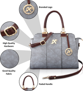 SXF SPEED X FASHION Women Grey Sling Bag - Image 8