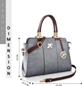 SXF SPEED X FASHION Women Grey Sling Bag - Image 4