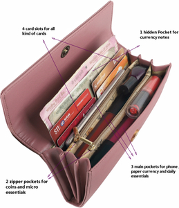 ALSU Casual Peach Clutch - Image 5