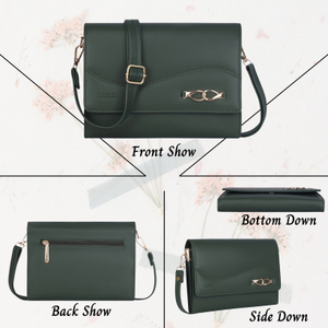 Reshu Green Sling Bag Women's Sling Cross-Body Bags - Image 4