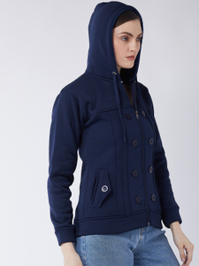 Pivl Full Sleeve Solid Women Jacket - Image 4